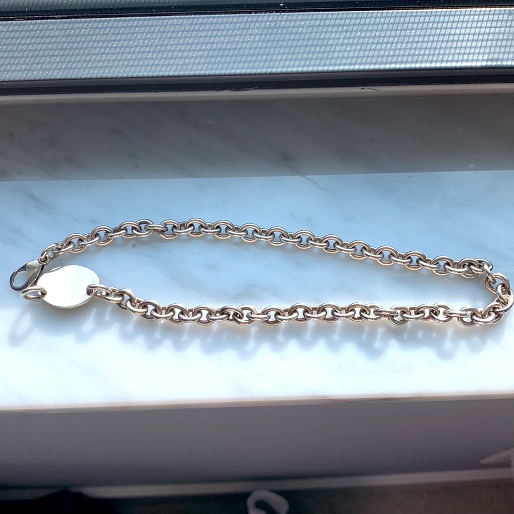Tiffany & Co.100% selling Authentic SS selling SETS only Necklace & Bracelet❤️ - Picture 4 of 11